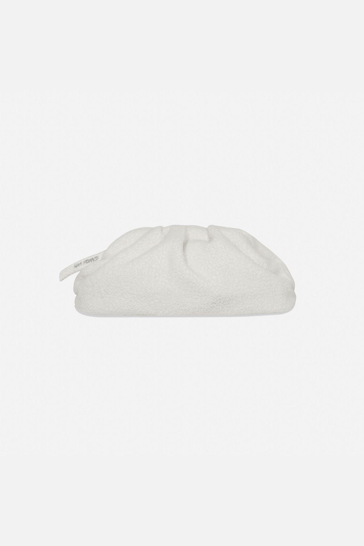 APM MONACO white soft clutch 
