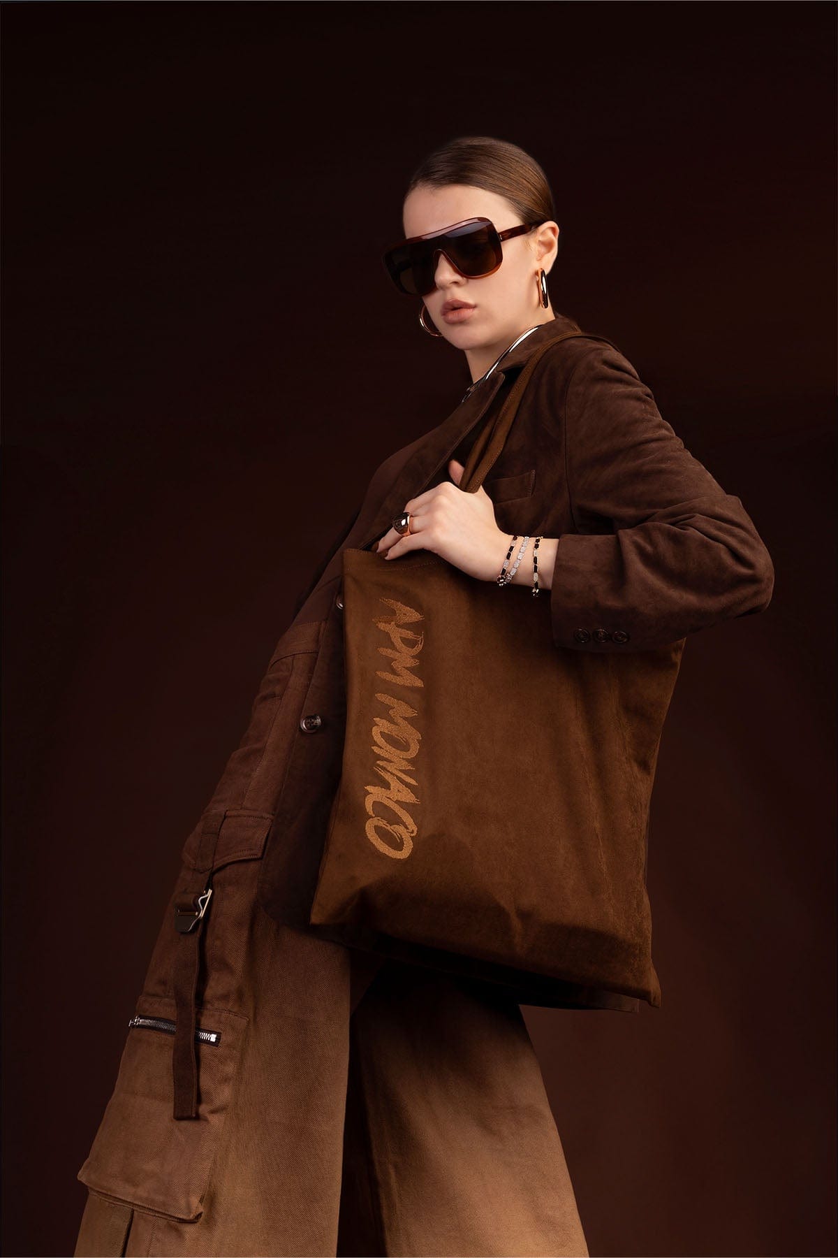 APM Monaco Mocha Tote bag