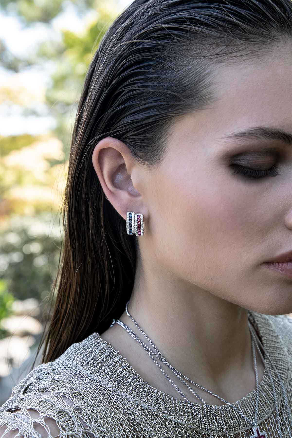 Apm monaco hoop earrings shop