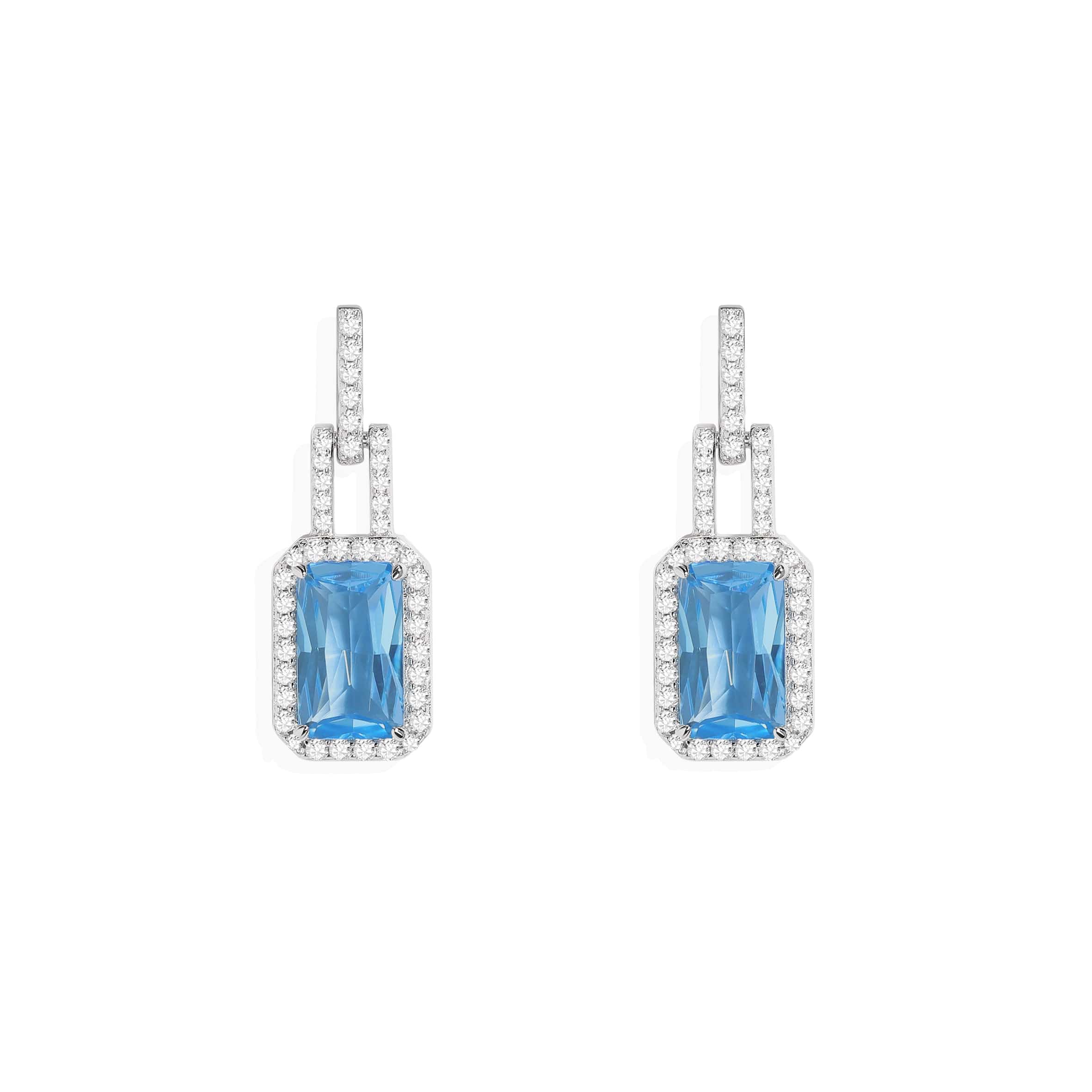 Statement Lagoon Blue Earrings - APM Monaco