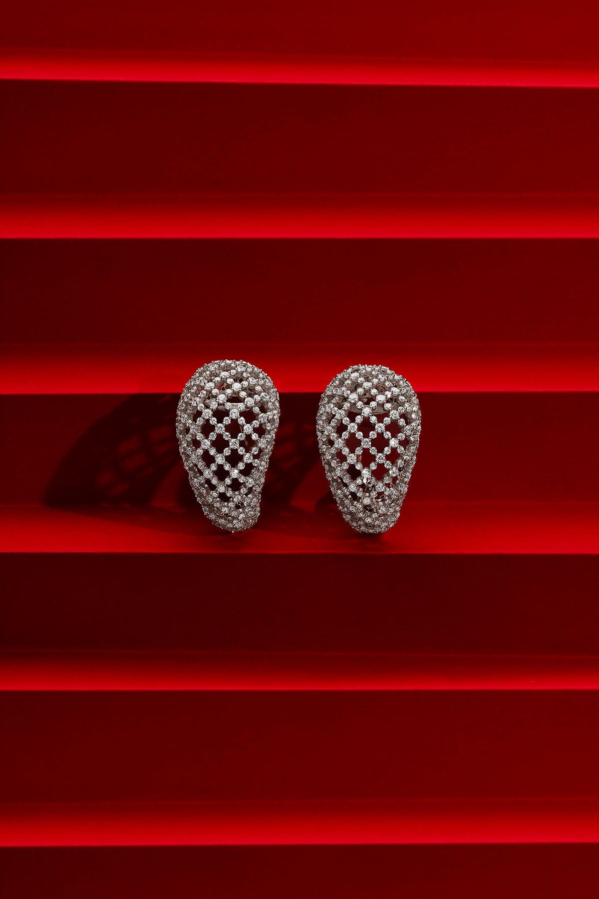 Pendientes Pavé maille rivet