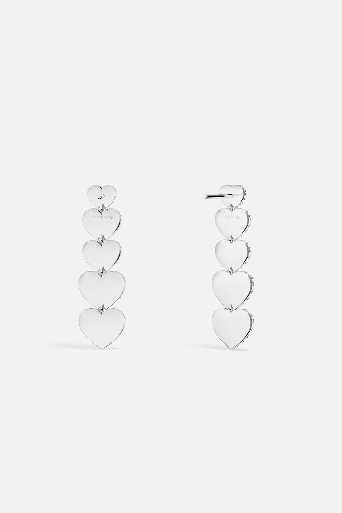 Heart Drop Earrings - APM Monaco