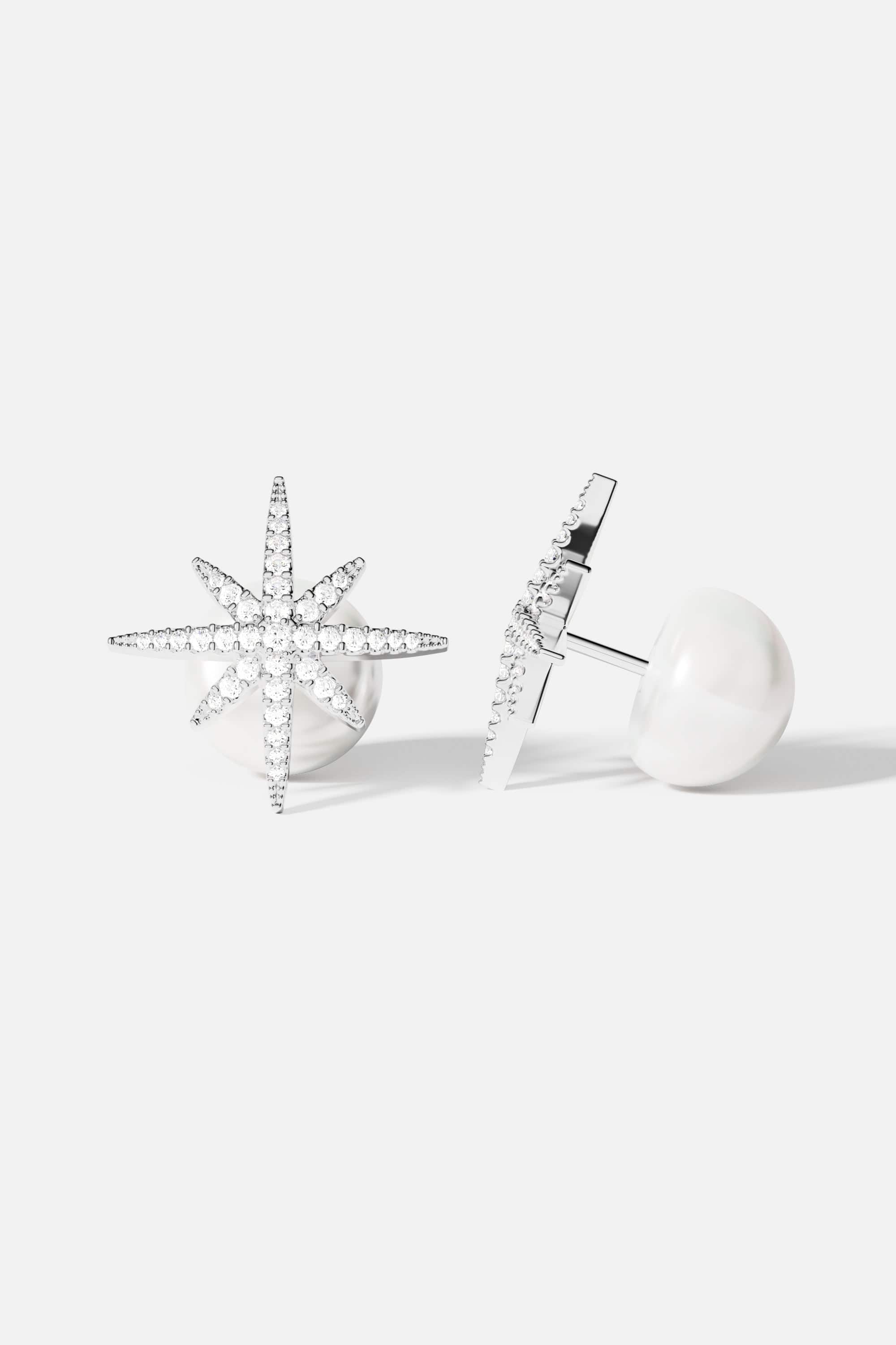 Offers APM Monaco MÉTÉORITES MOON EARRINGS - SILVER