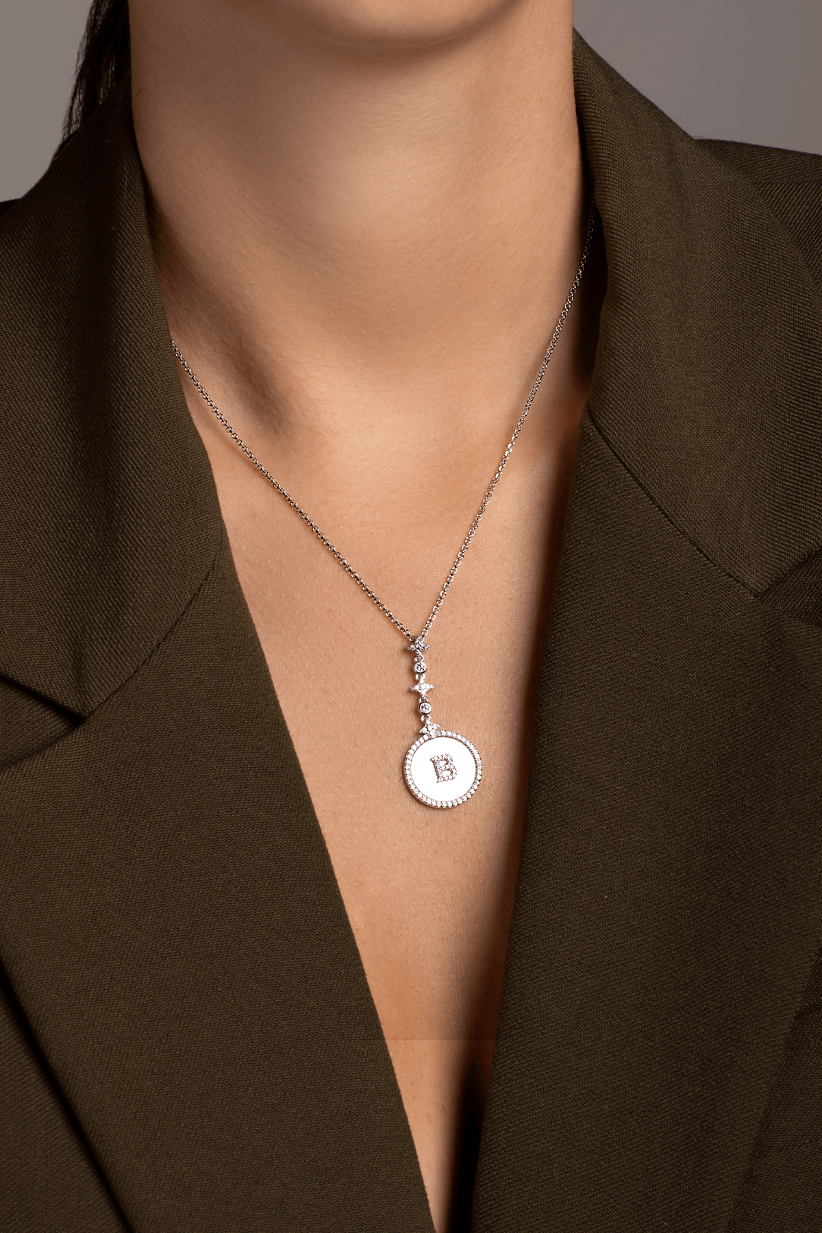 Apm monaco letter necklace discount