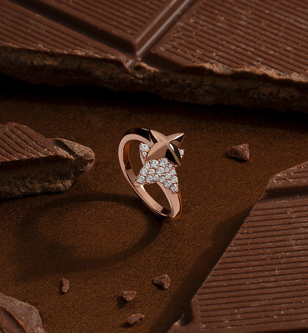 APM Monaco Météorites Rose Gold Ring  Collection Rings