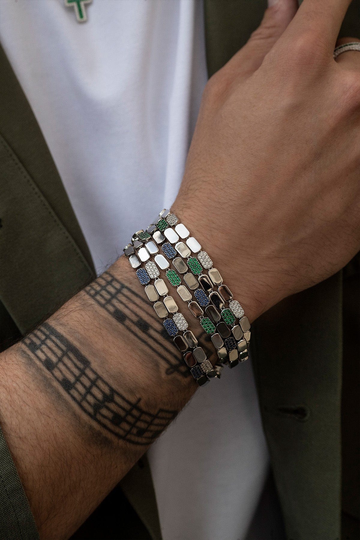 APM Monaco Yacht Club Dainty Bracelets Worn on hand