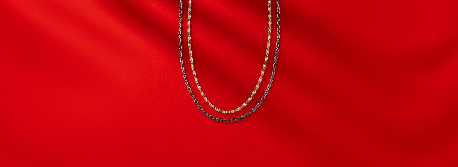 APM Monaco Hiver Pavé Chain Adjustable Necklace