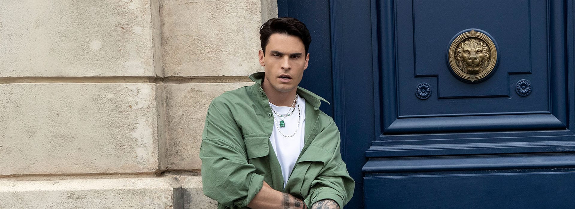 APM Monaco Collection Yummy baptiste giabiconi wearing Yummy Necklace