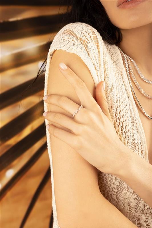 Up and Down Ring with Pearls | APM Monaco