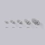 Round Diamond Stud Earrings (0.30ct)