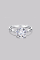 Solitaire Round Diamond Ring (3ct)