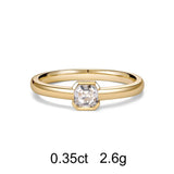 Asscher Diamond Ring (0.35ct)