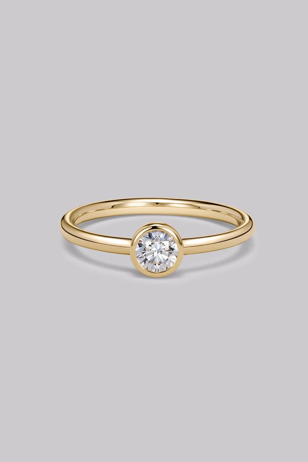 Round Diamond Ring (0.24ct) - APM Monaco