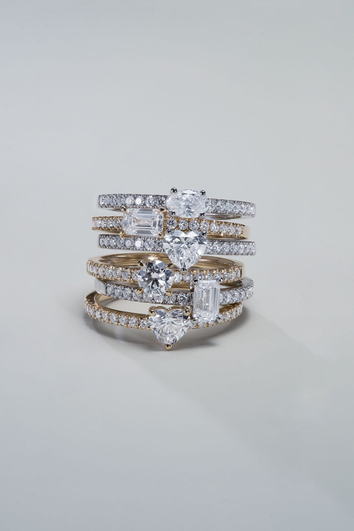 Pavé Heart Diamond Ring (0.48ct) - APM Monaco