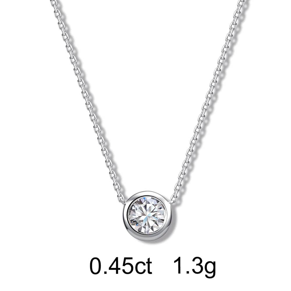 Round Diamond Necklace (0.45ct) - APM Monaco