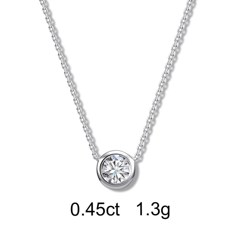 Round Diamond Necklace (0.45ct)