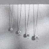 Solitaire Round Diamond Necklace (0.25ct)
