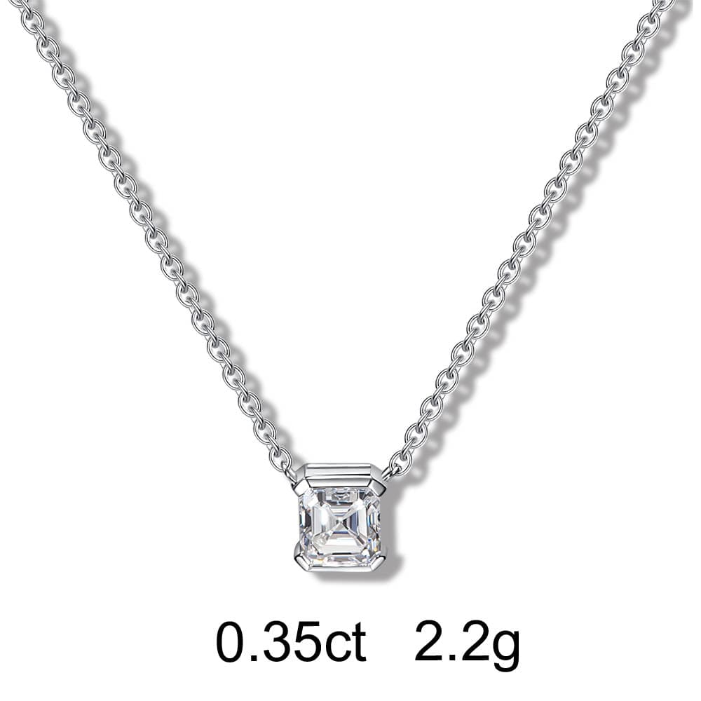 Asscher Diamond Necklace (0.35ct) - APM Monaco