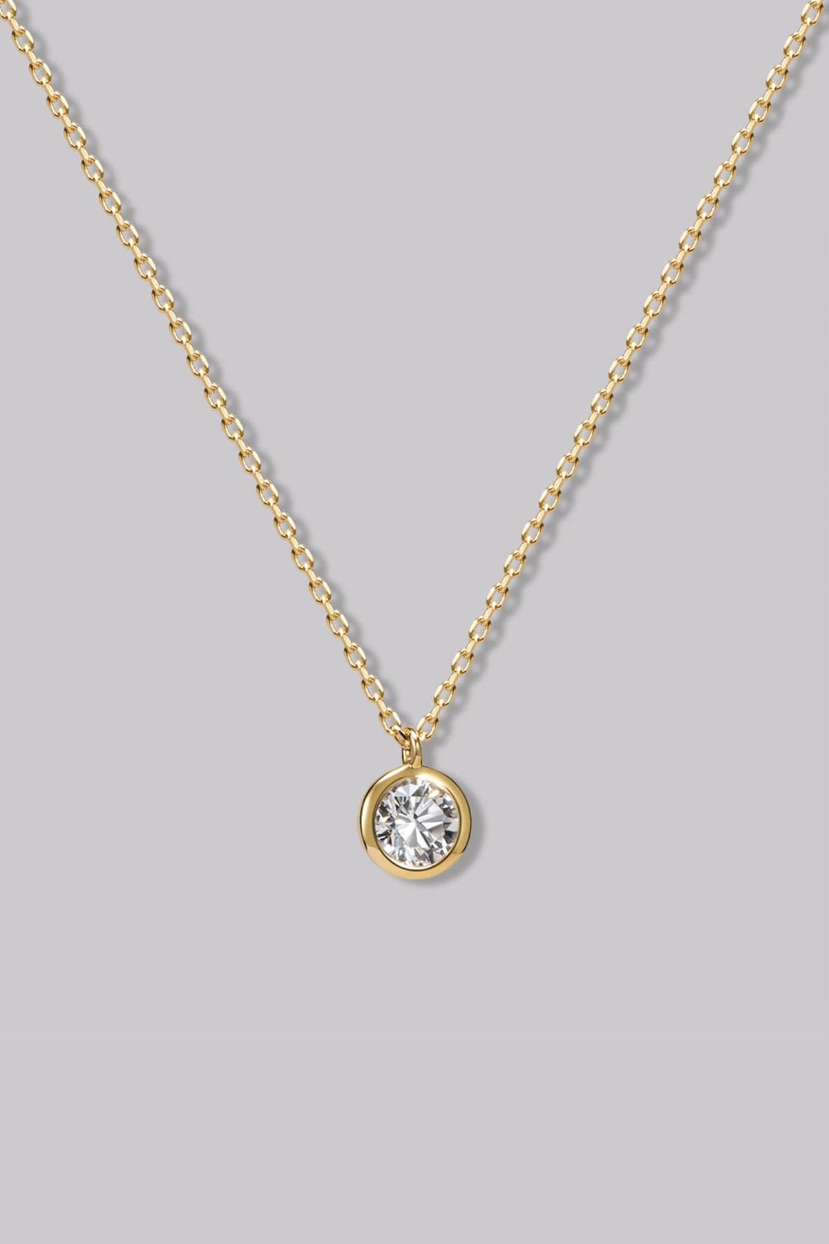 Round Diamond Necklace (0.24ct) - APM Monaco