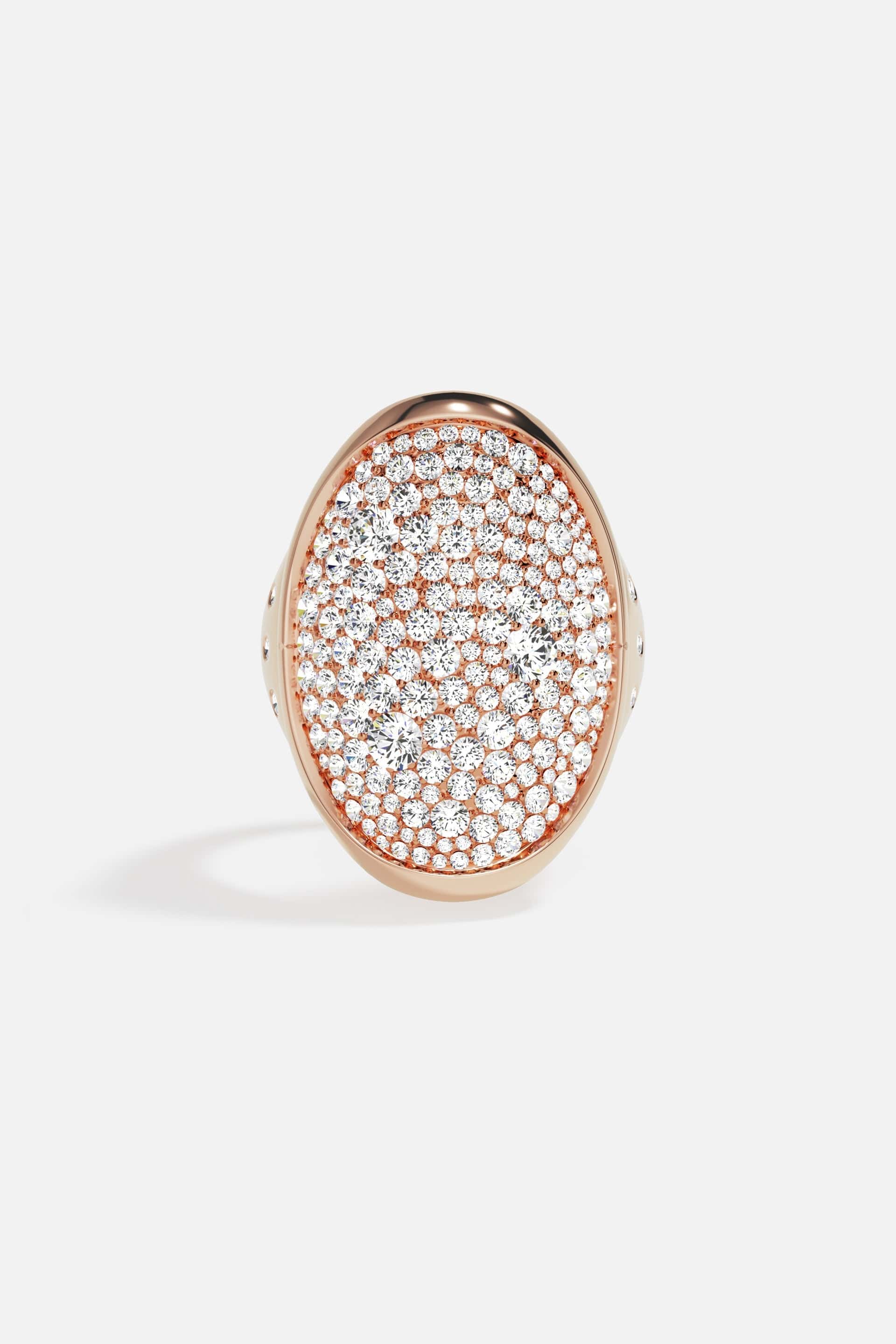 APM Monaco - 2024 UP AND DOWN RING - Rose Gold - Size: 52