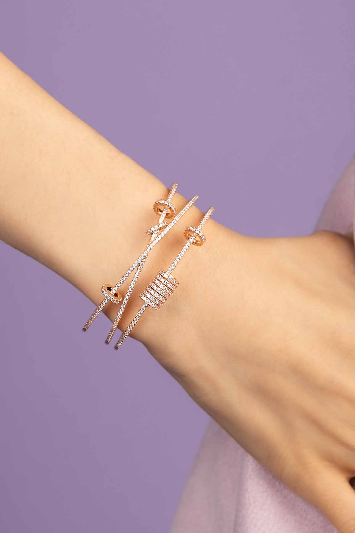 Triple open cuff with sliding rings | APM Monaco