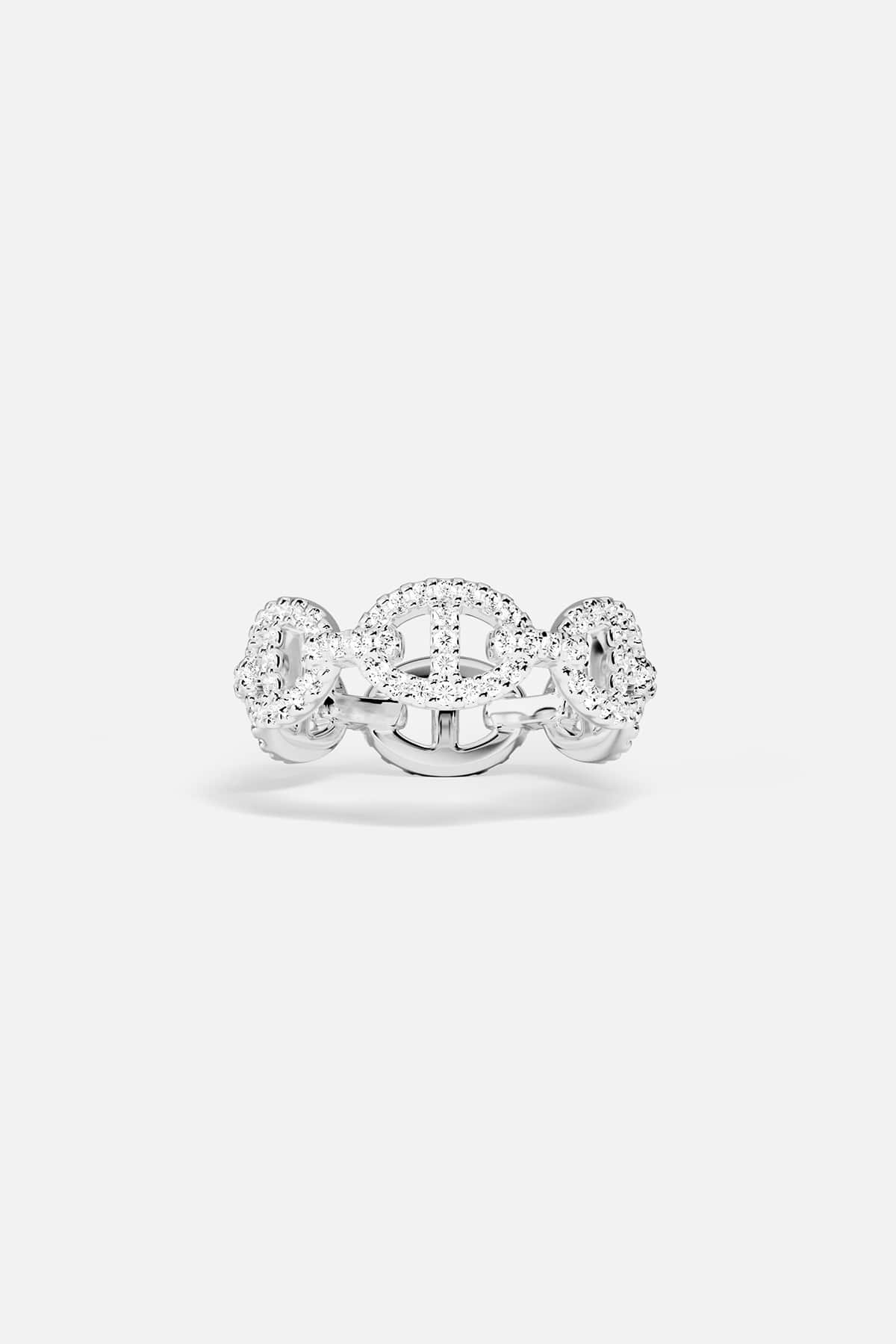 Maille Marine Ring, White Alloy | APM Monaco