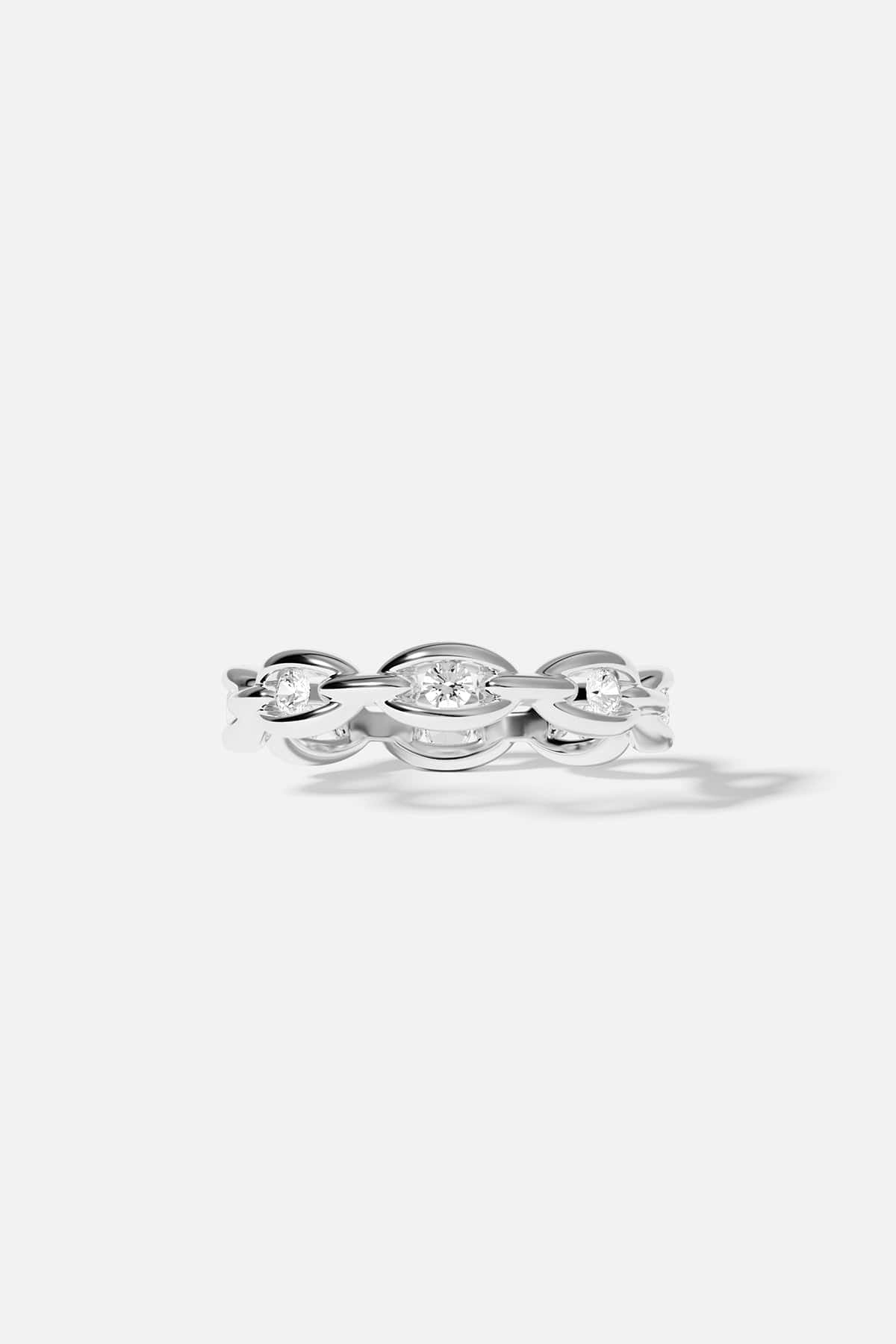 Chain Ring, White Alloy | APM Monaco Chain Ring, White Alloy | APM Monaco