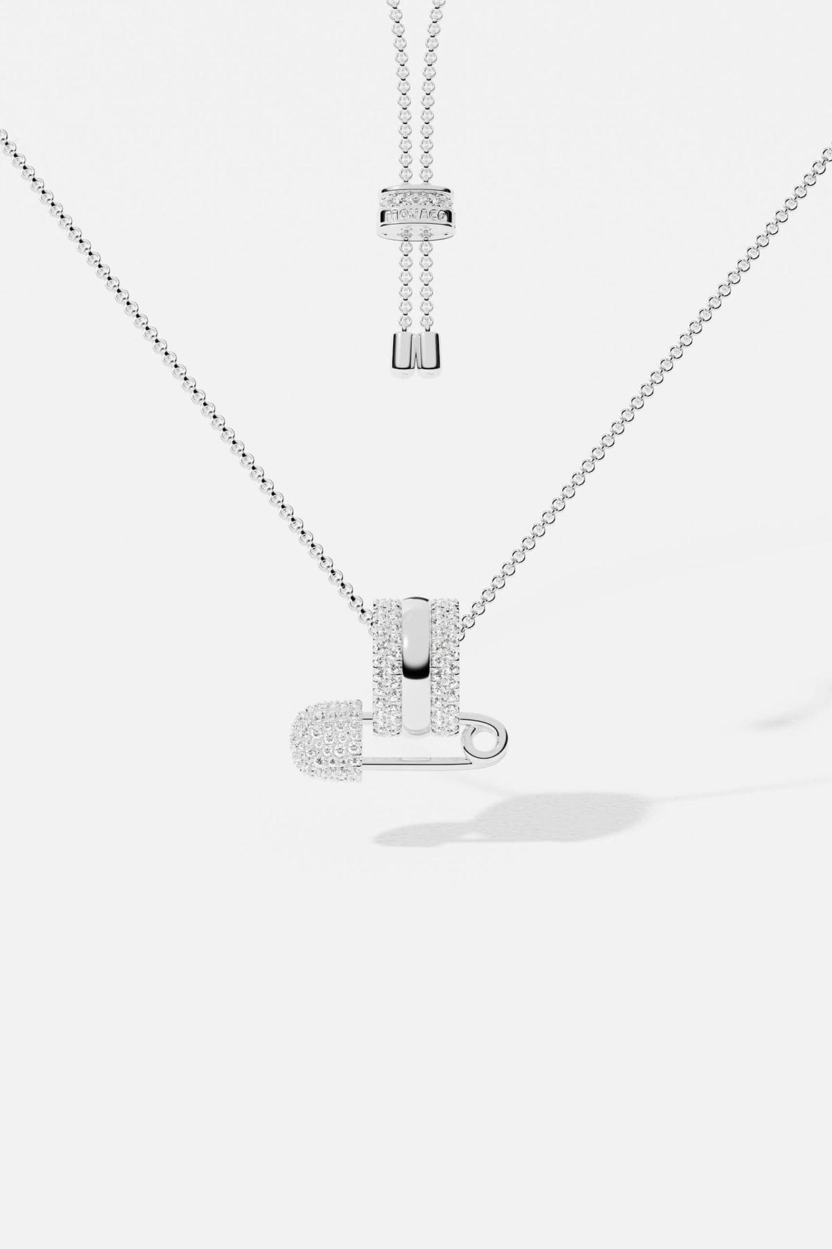 Tricolor Morse Necklace | APM Monaco