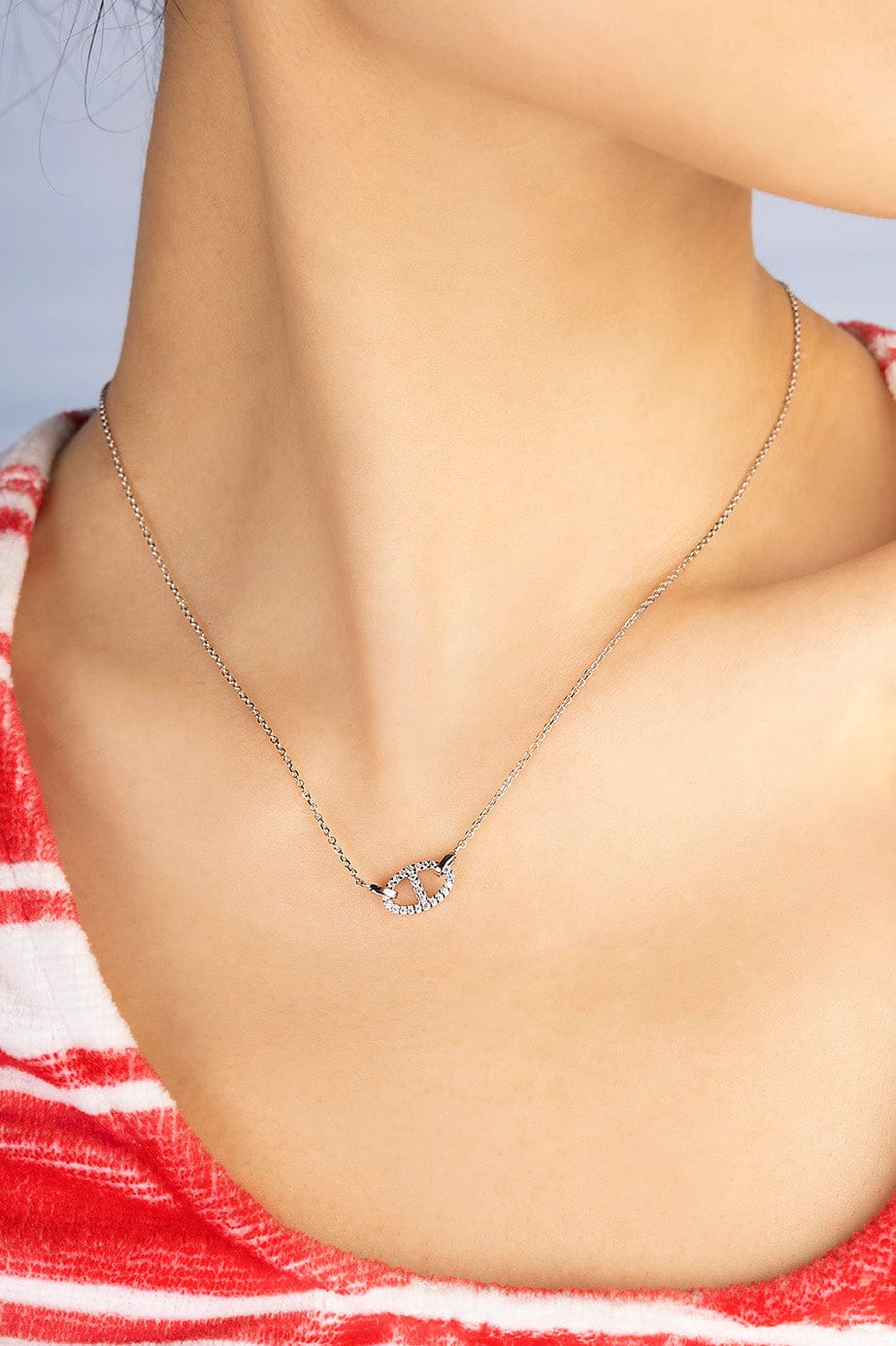  Maille Marine ネックレス Maille Marine Necklace, White Alloy | APM Monaco