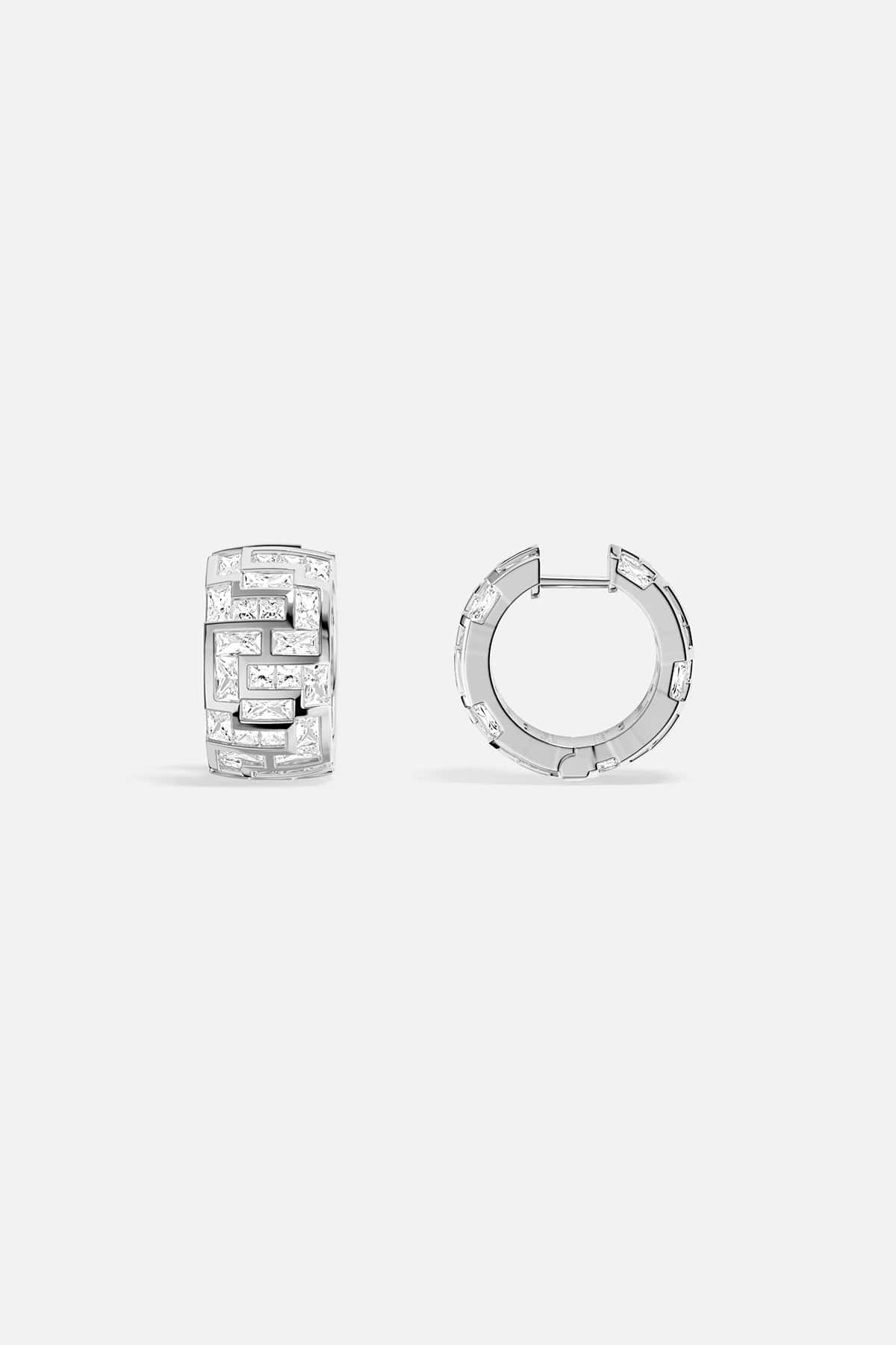 Labyrinth Hoop Earrings - APM Monaco