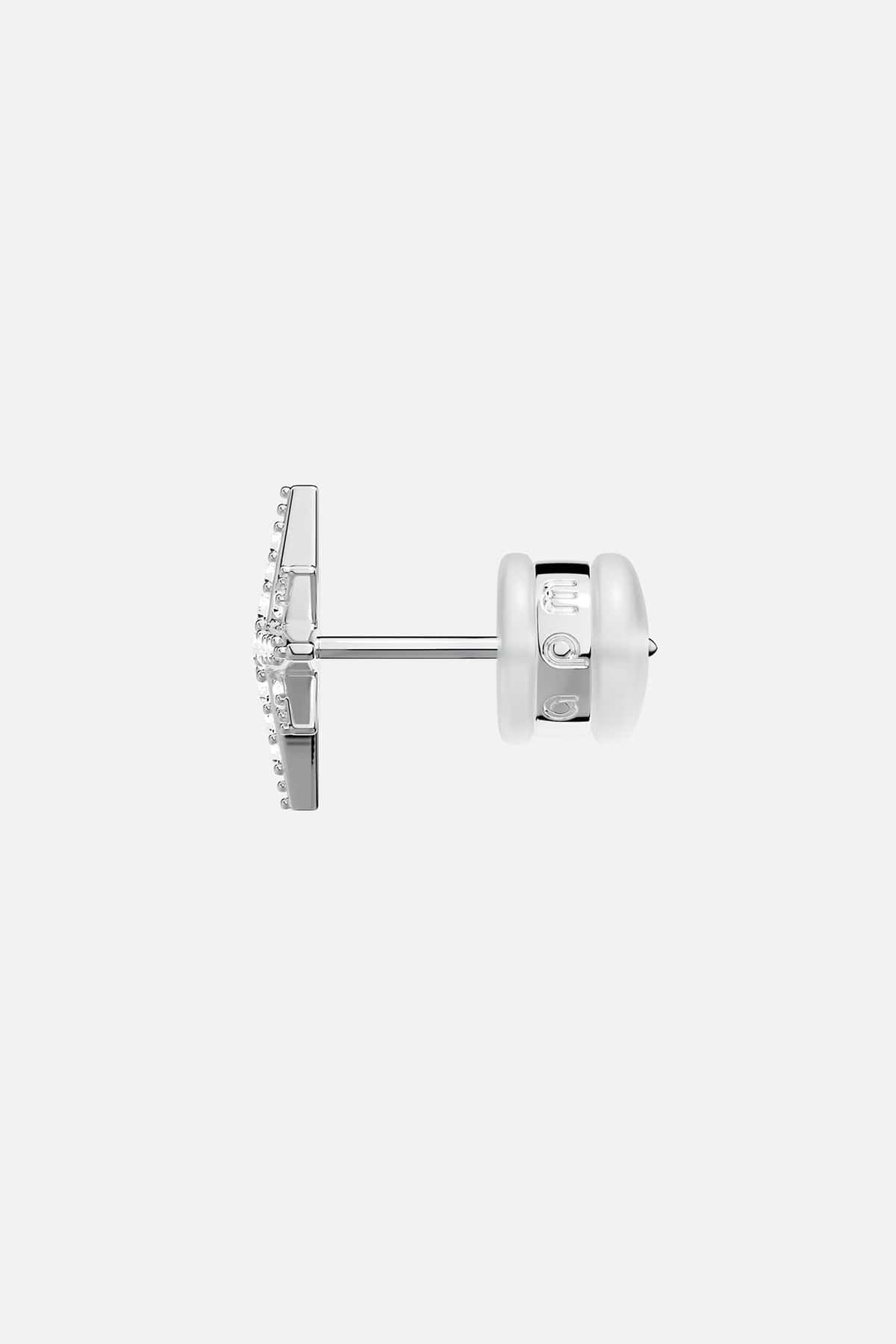 White alloy Earnut - APM Monaco