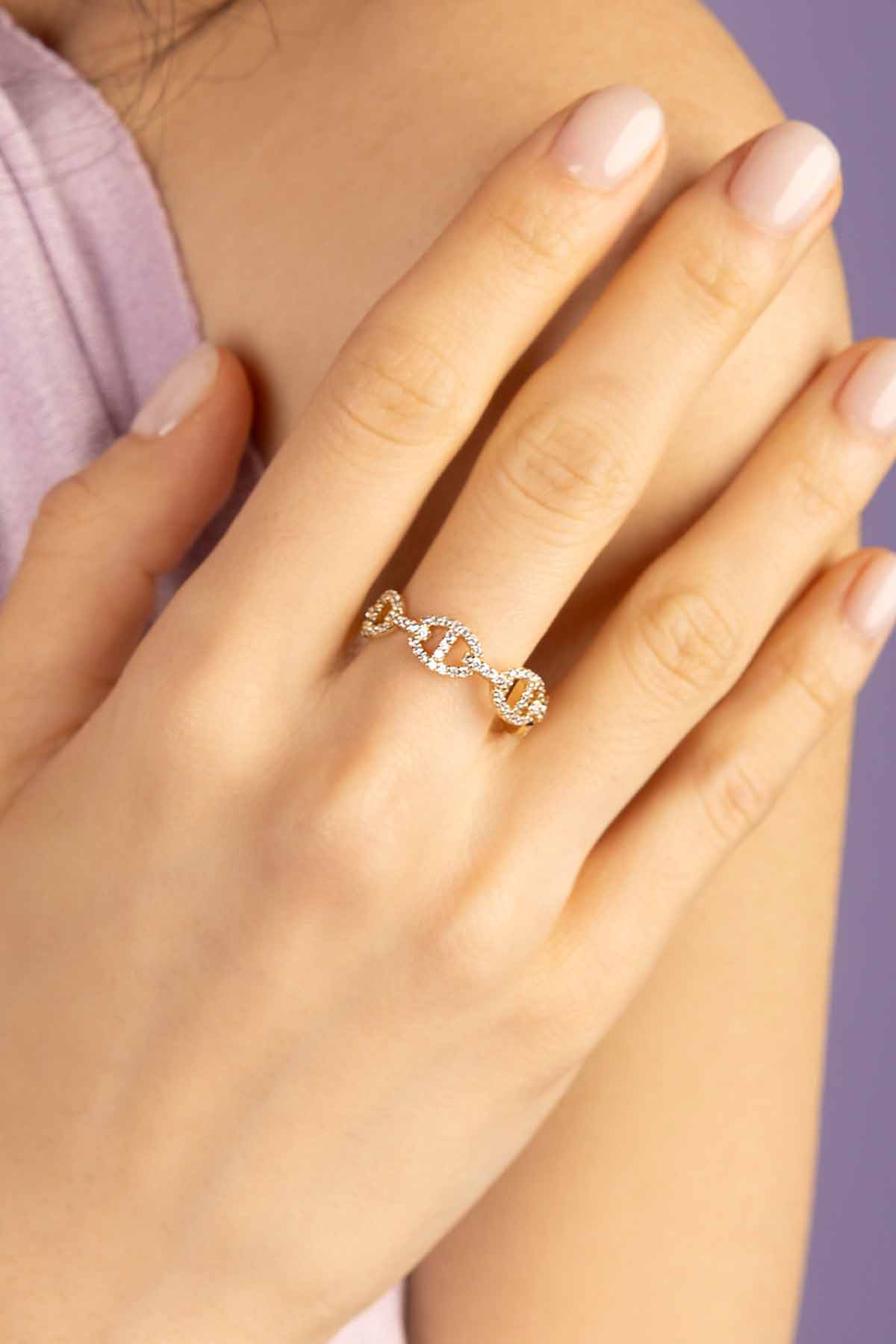 Maille Marine Ring, Yellow Gold | APM Monaco