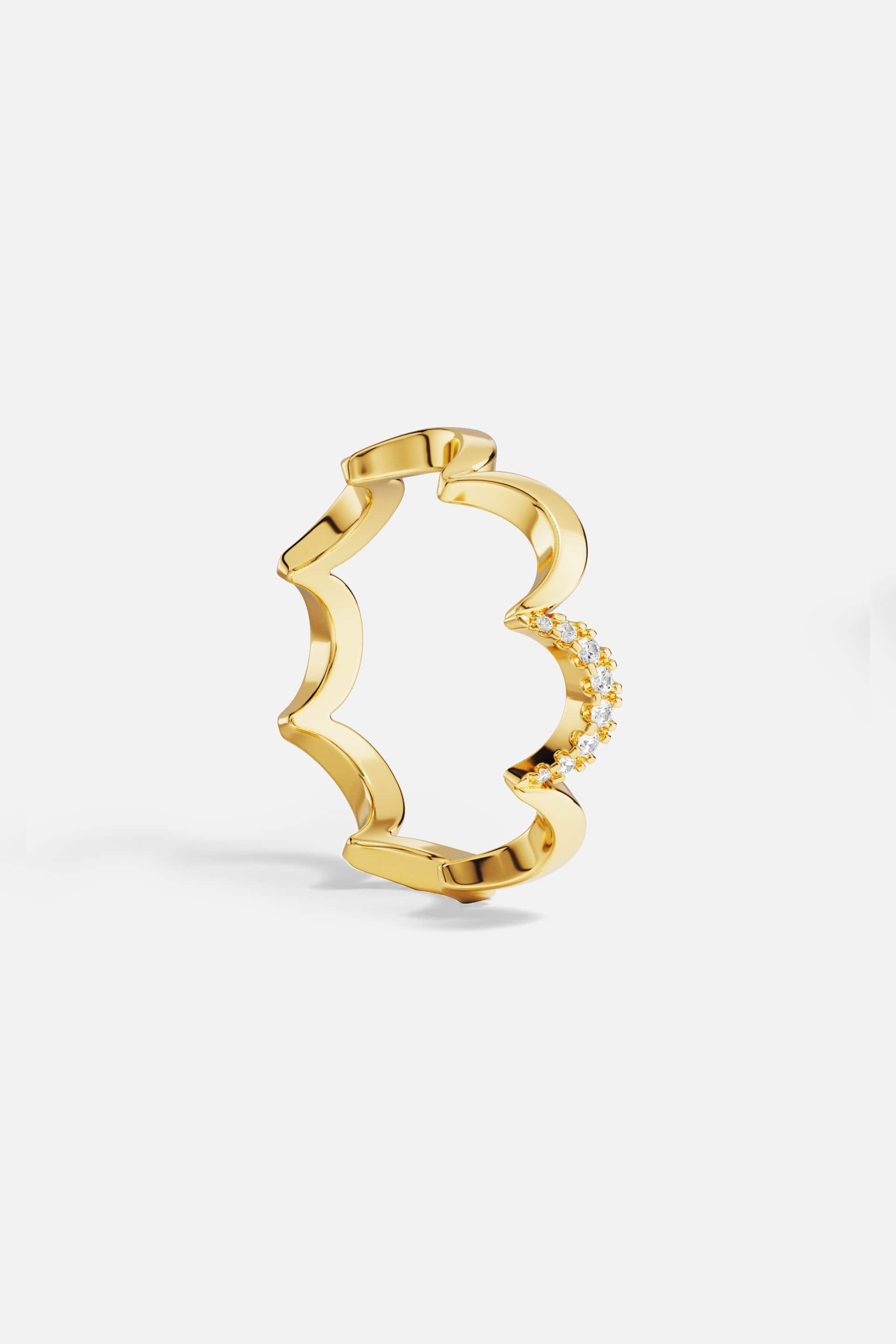 Wavy Gold Ring