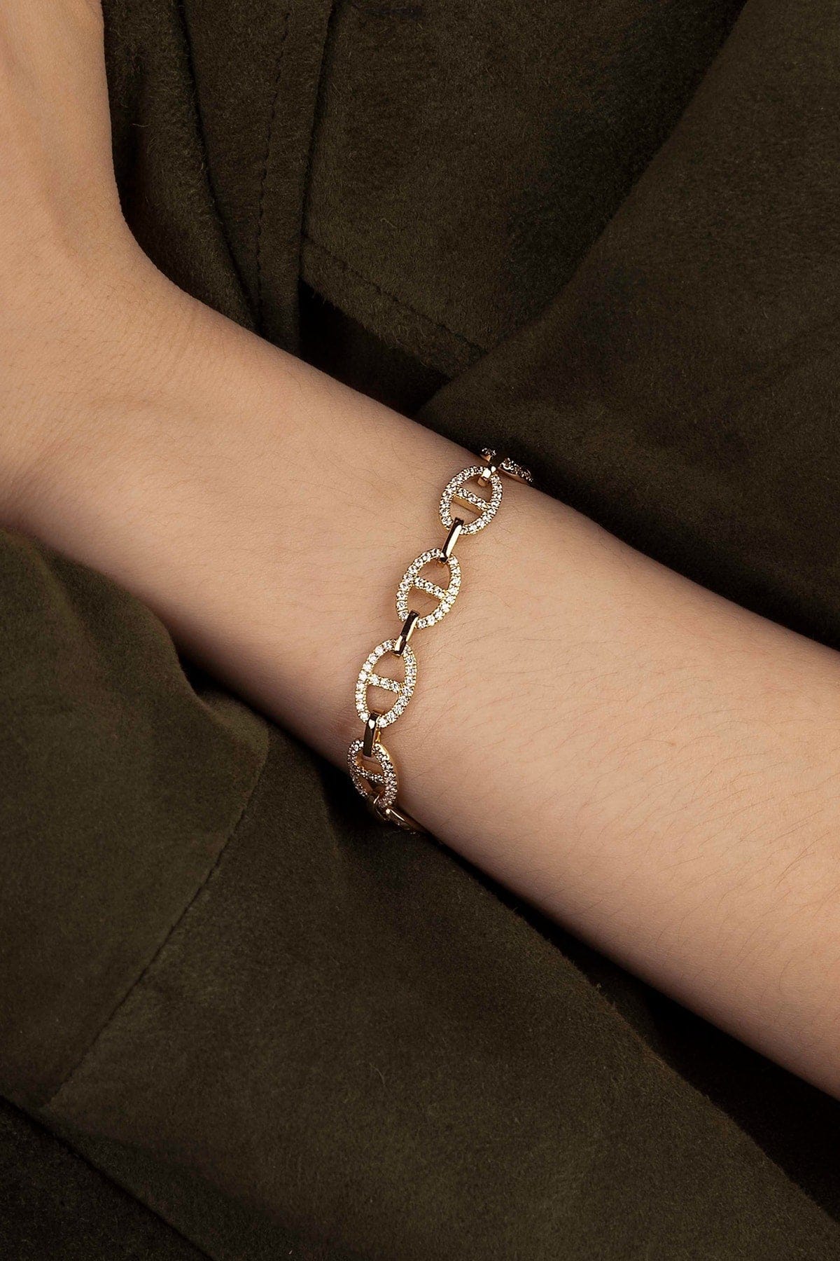 Maille Marine Chain Bracelet 18k gold plated | APM Monaco