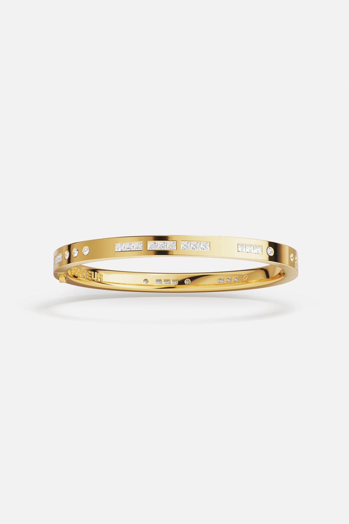 APM Monaco ブレスレット Mサイズ 新品未使用 箱付き Pink Nacre Heart Adjustable bracelet | APM Monaco