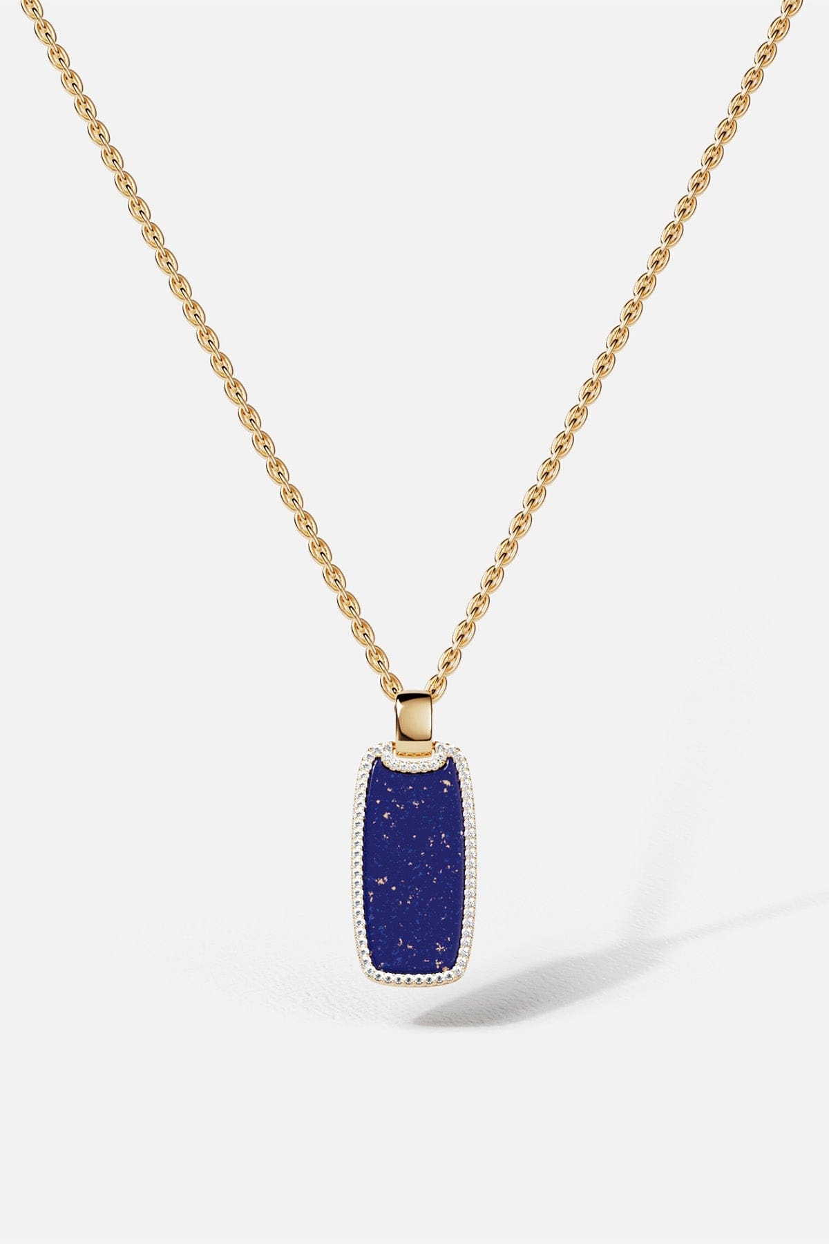 Lapis Lazuli Medal Chain Necklace - APM Monaco