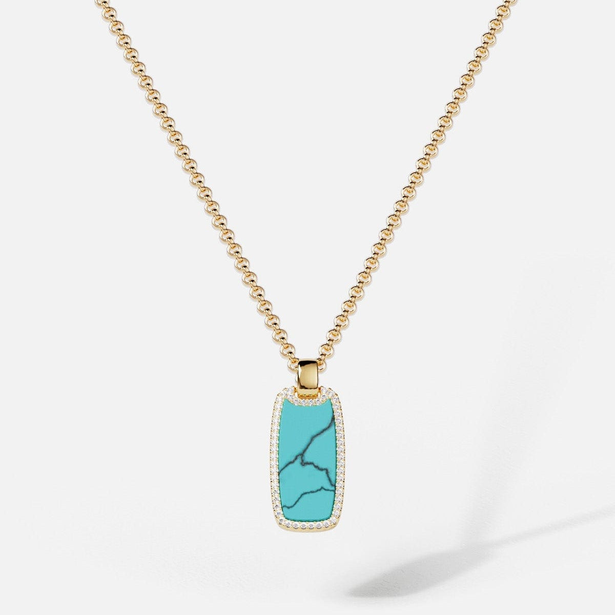 Lagoon Medal Adjustable Necklace 18k gold plated
