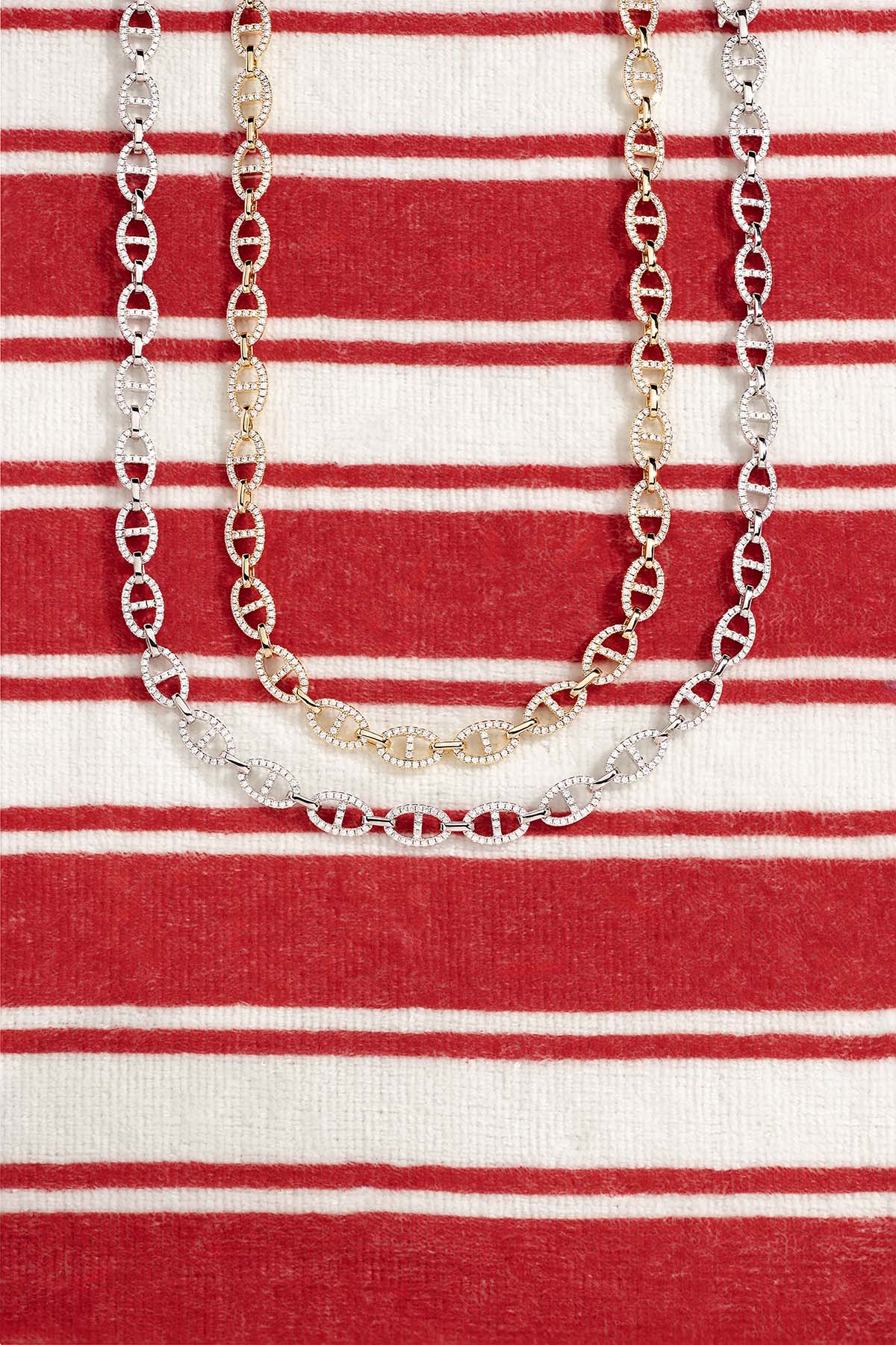  Maille Marine ネックレス Maille Marine Chain Necklace, Yellow Gold | APM Monaco