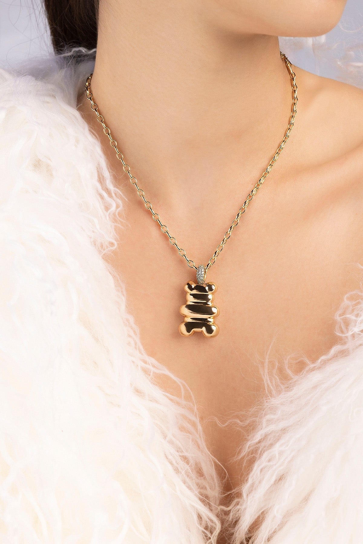 XL Loulou Yummy Bear Chain Necklace | APM Monaco