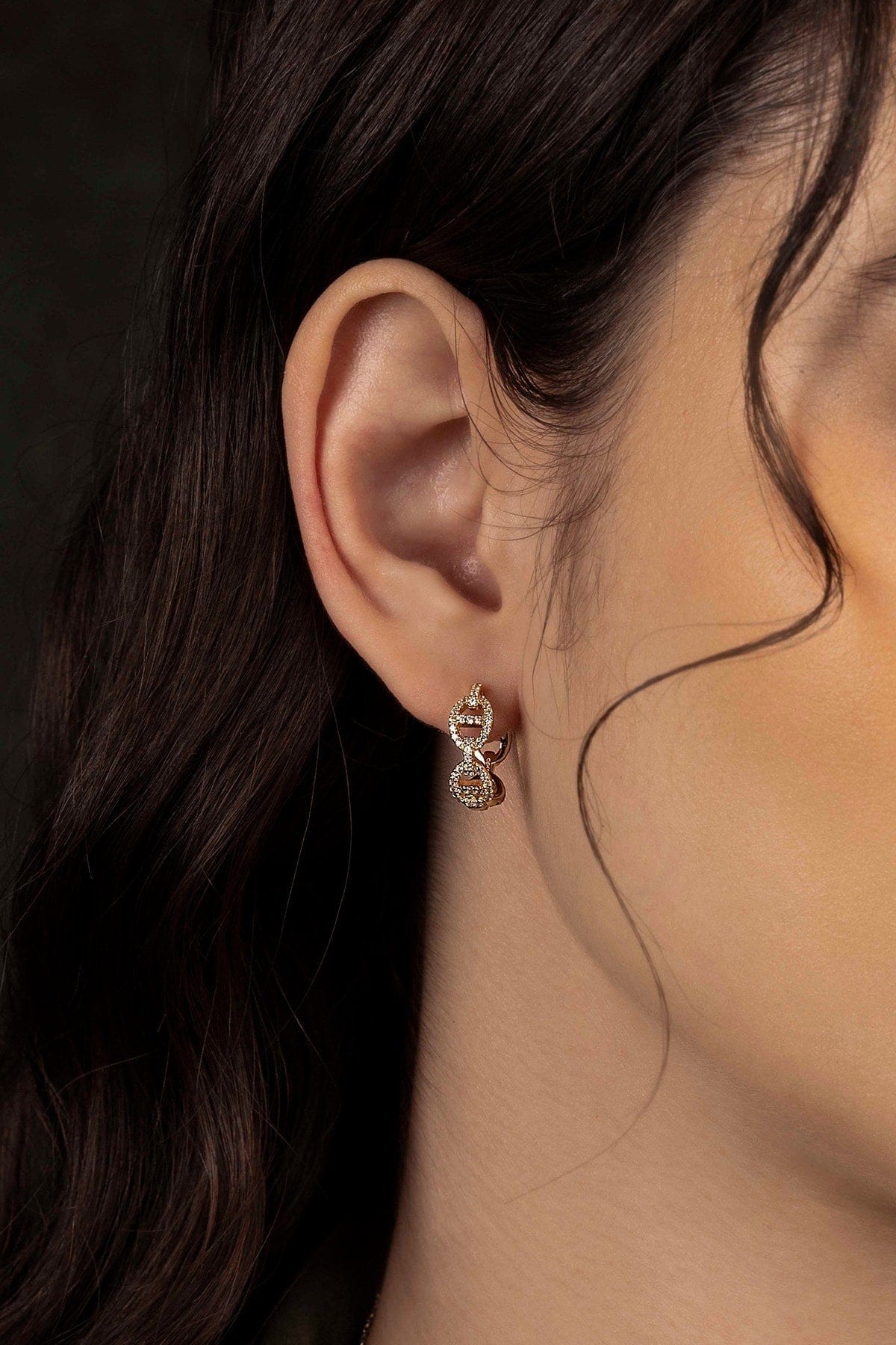 Maille Marine Hoop Earrings 18k gold plated | APM Monaco