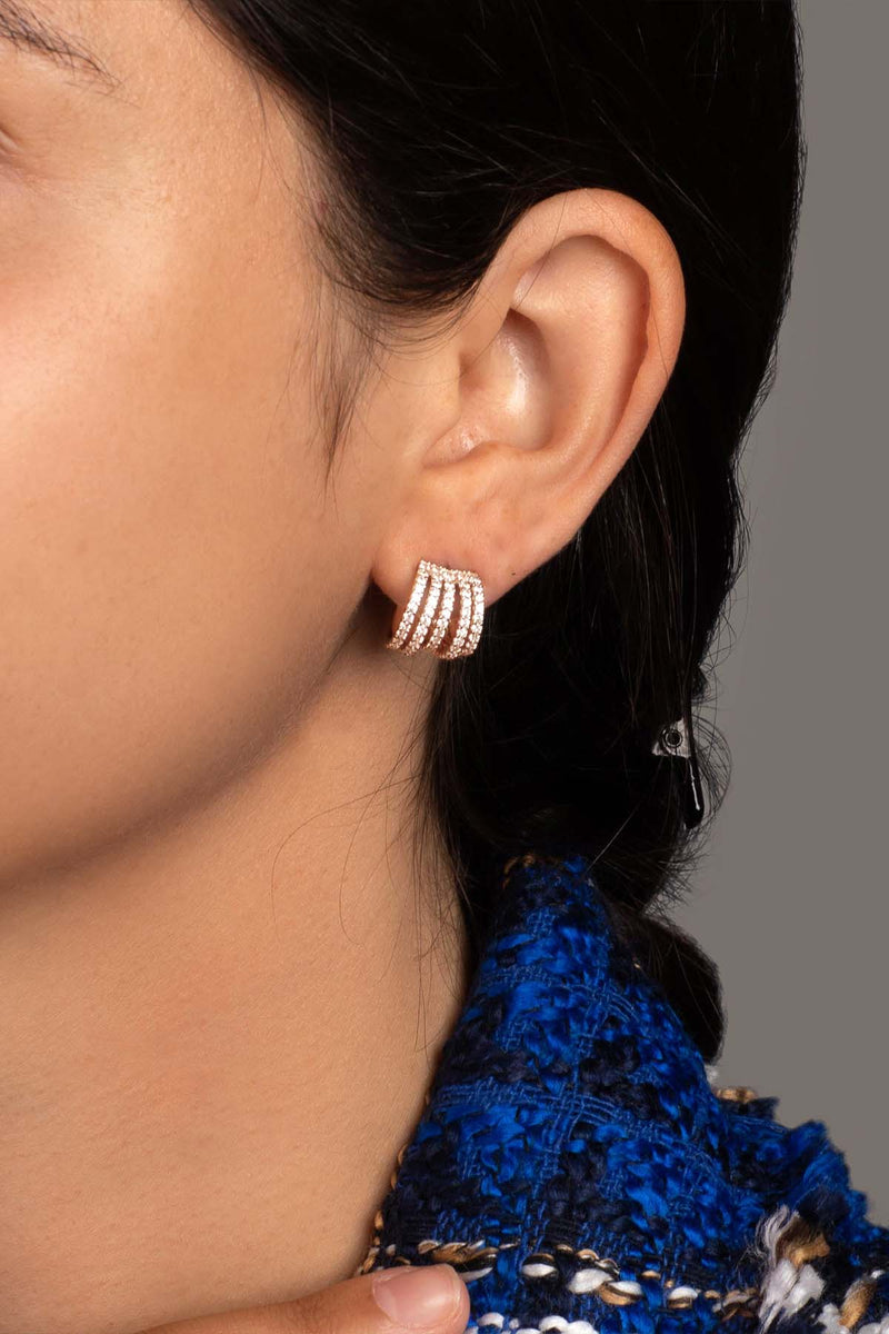 Five-hoop Earrings