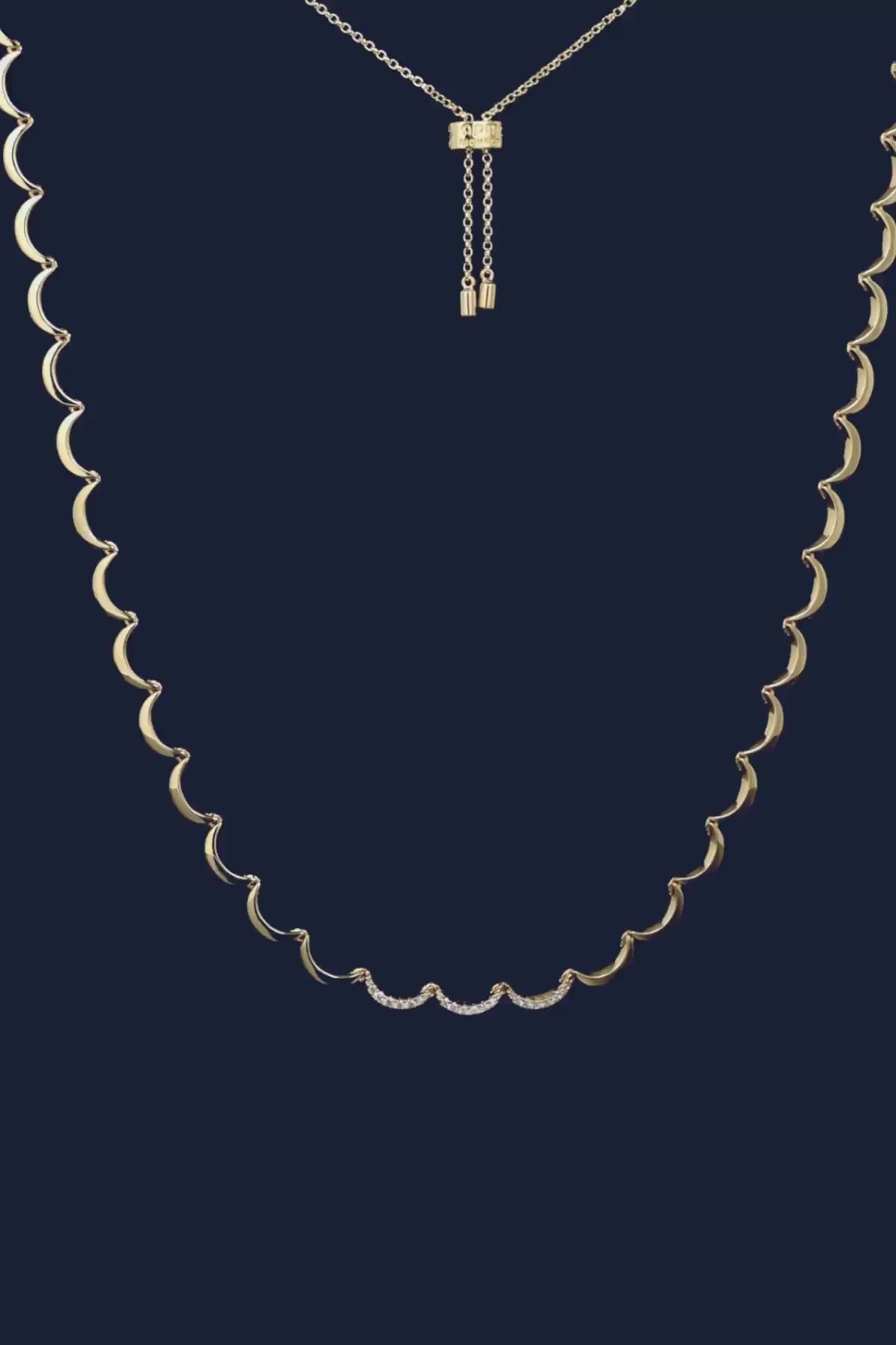 ALOUND LENGTH ADJUSTABLE NECKLACE アラウンド 048e479a3b0543c18b7fc382bf463e