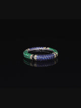 Multicolor Pavé Ring
