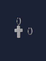 Asymmetric Cross Earrings