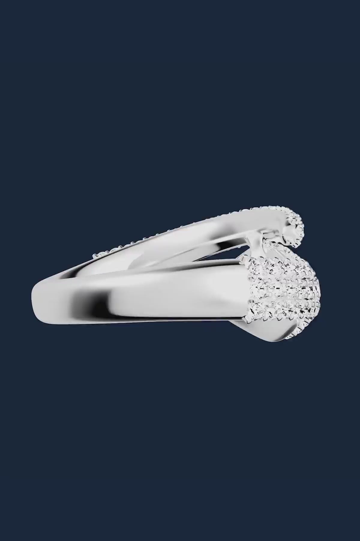 Snake Ring, White Alloy | APM Monaco