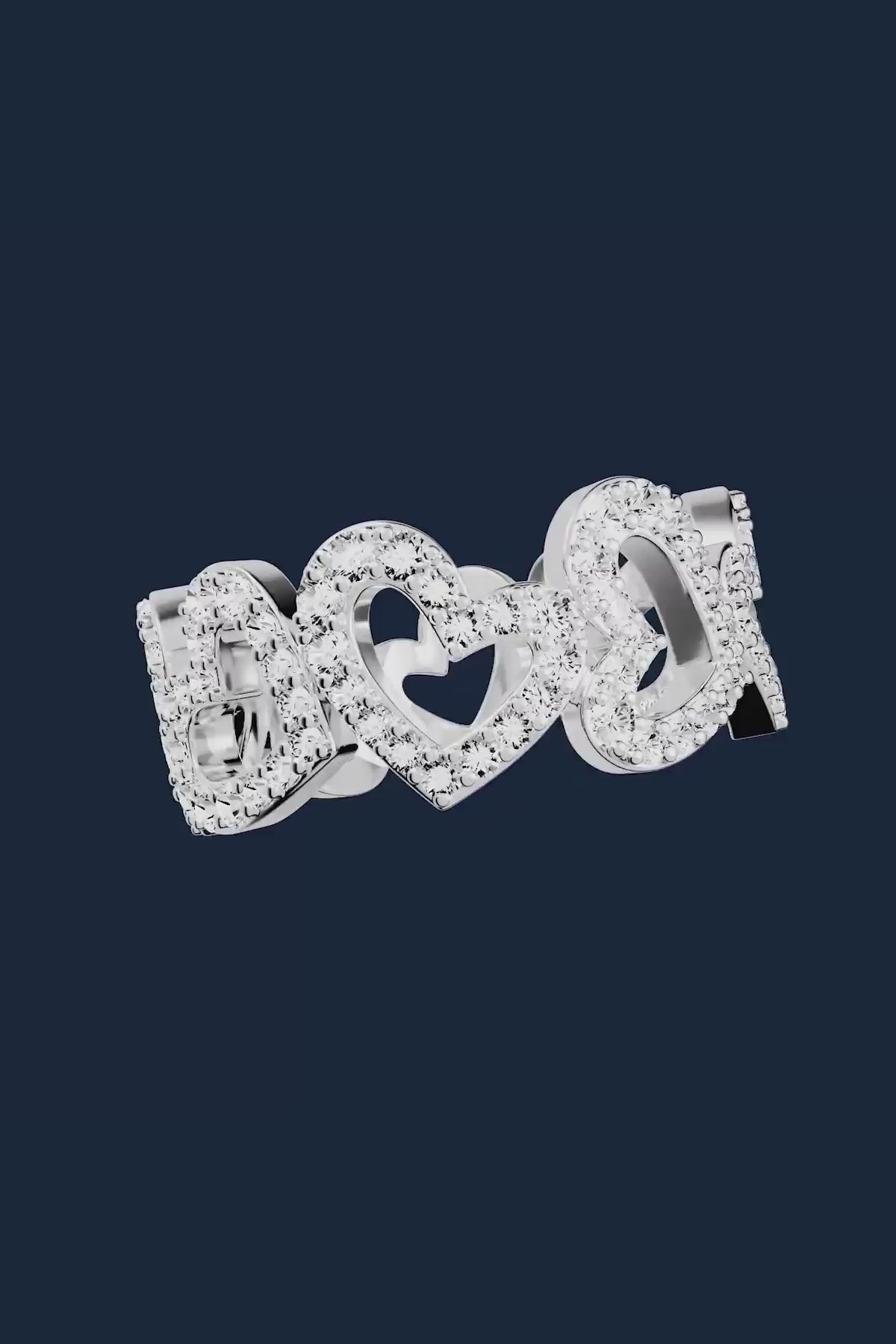Asymmetric Heart Ring | APM Monaco
