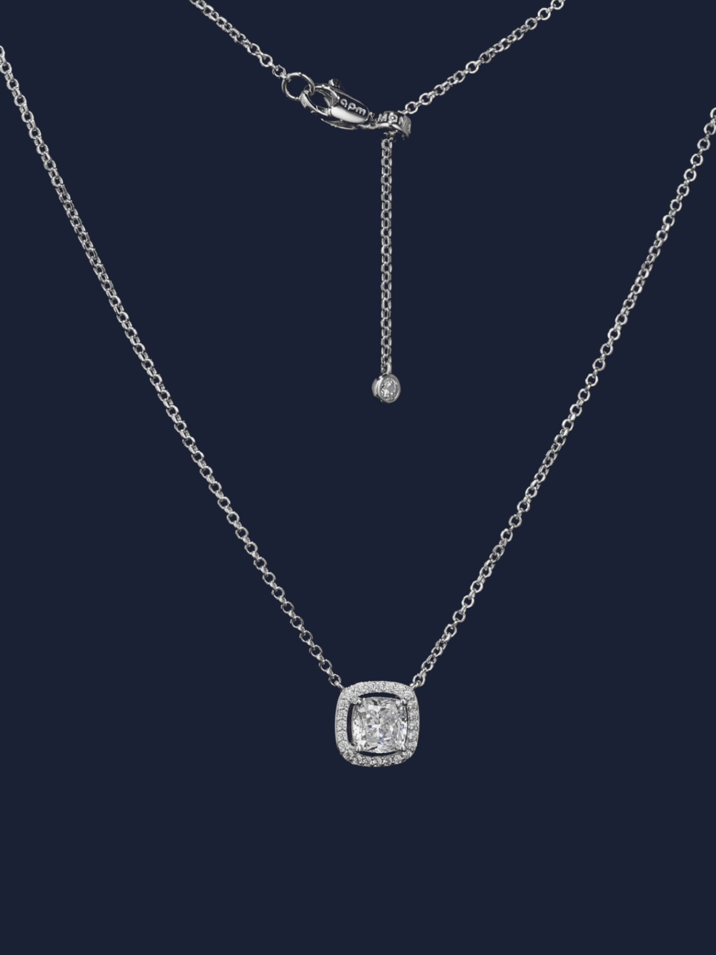 avalanche apm monaco 他セット Adjustable Necklace with Small Square Stone | APM Monaco