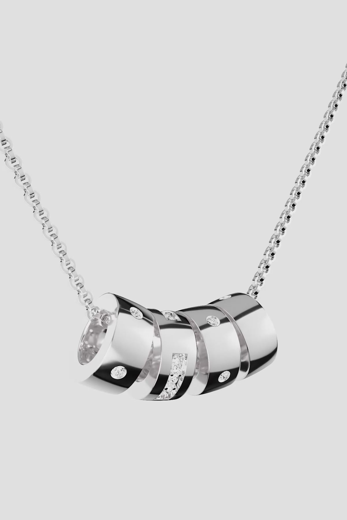 Morse LOVE Necklace, White Alloy | APM Monaco