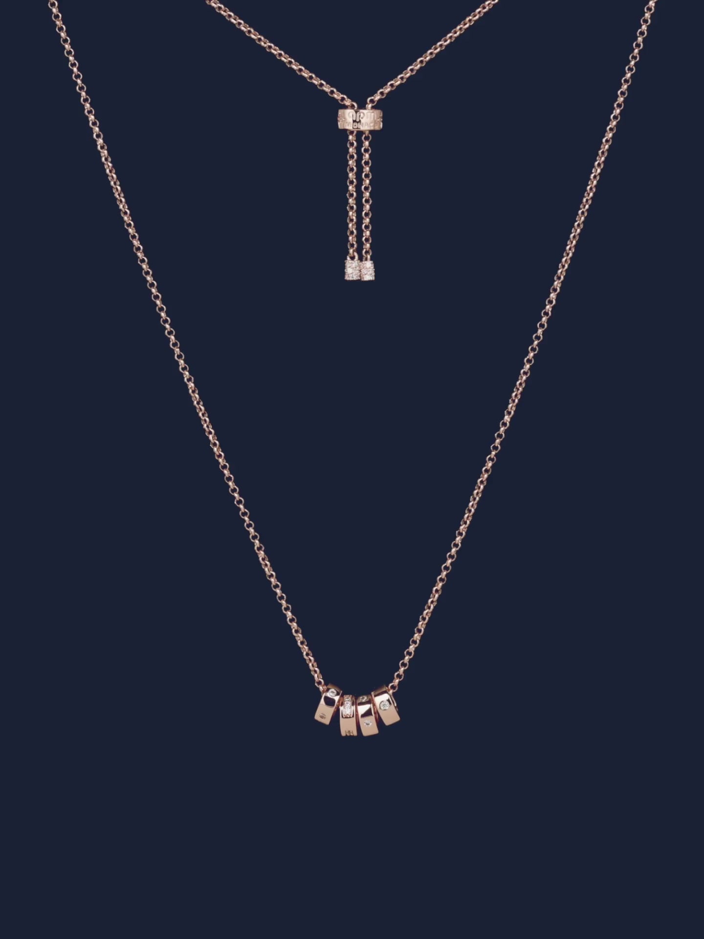 マリ LOVE Morse Code Adjustable Necklace | APM Monaco