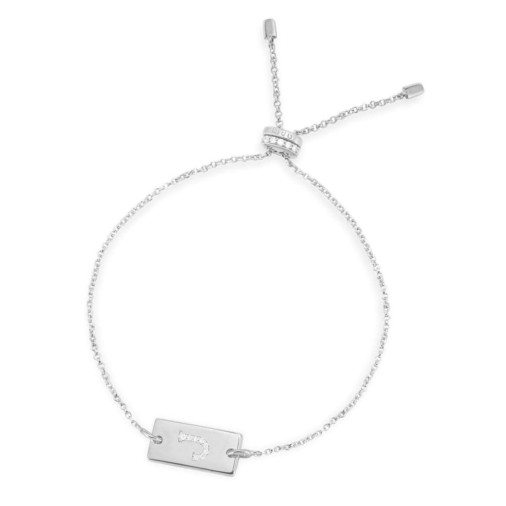 Alphabet Plate Adjustable Bracelet - APM Monaco